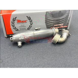 Max Power EFRA 2670 with 01599 manifold .12 Touring  Black Hard Exhaust pipe set